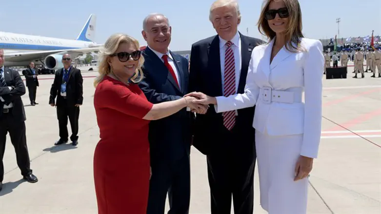 Netanyahus meet with Donald Trump and Melania
