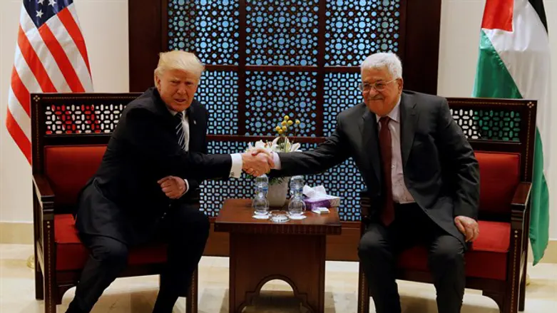 Trump and Abbas in Bethlehem