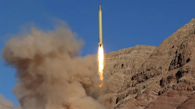 Iranian missile launch