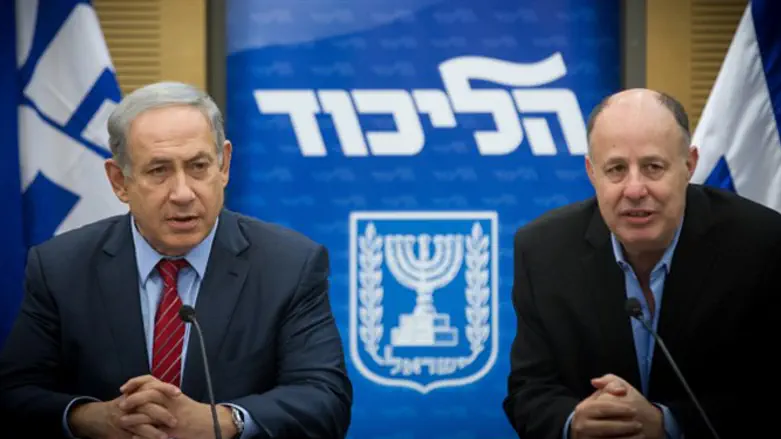Биньямин Нетаньяху и Цахи Анегби
