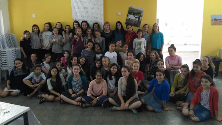 Some of the girls in the Jordan Valley