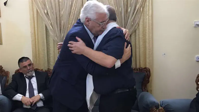 Ambassador David Friedman meets with families of murdered Druze officers