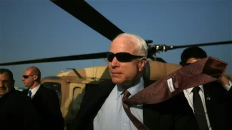 McCain in Israel (file)