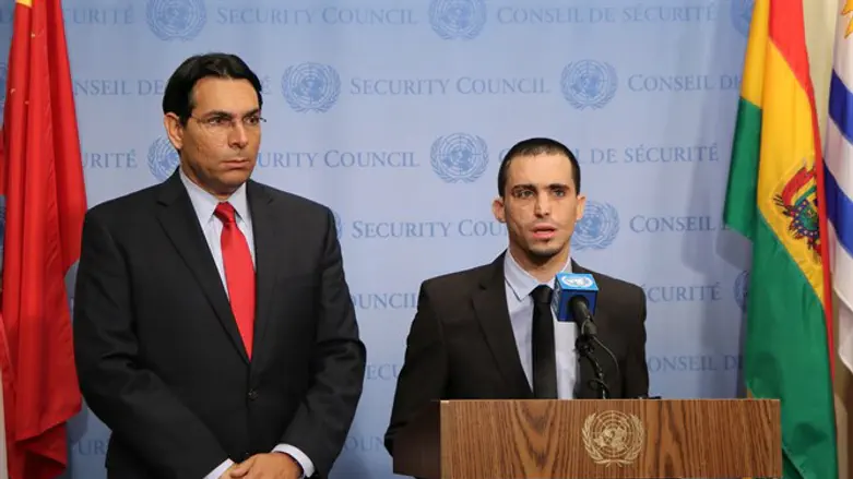 Ambassador Danon and Almog at UN Security Council