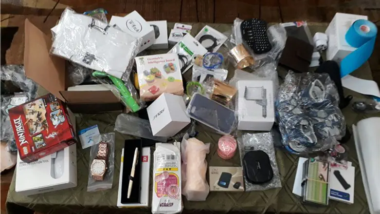 Some of the stolen packages