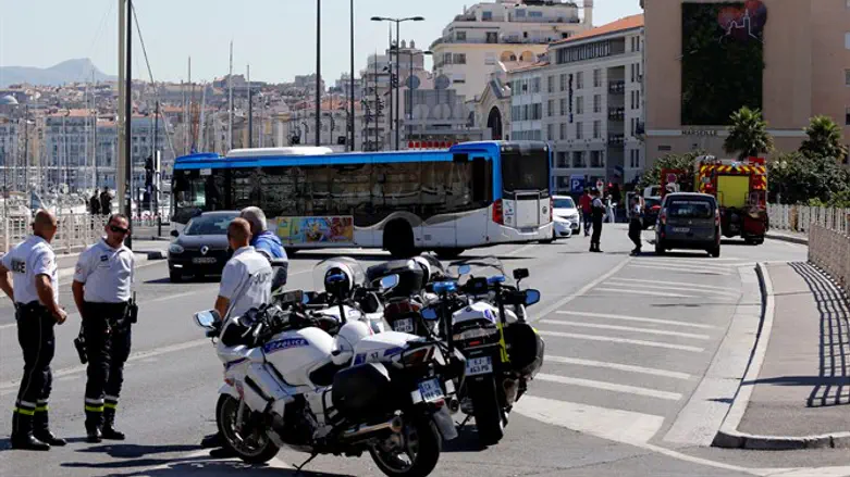 Scene of ramming incidents in Marseille