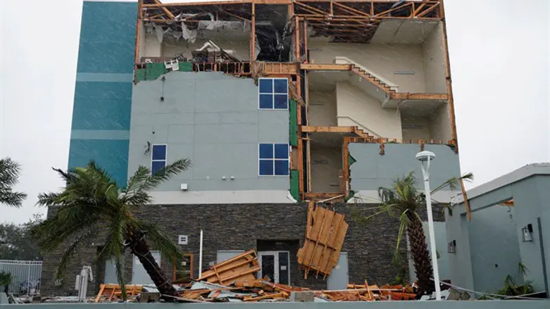 Damage from Hurricane Harvey