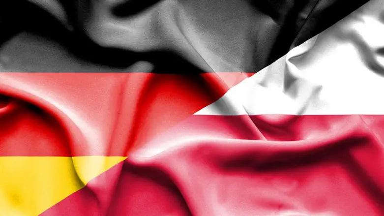 German and Polish flags