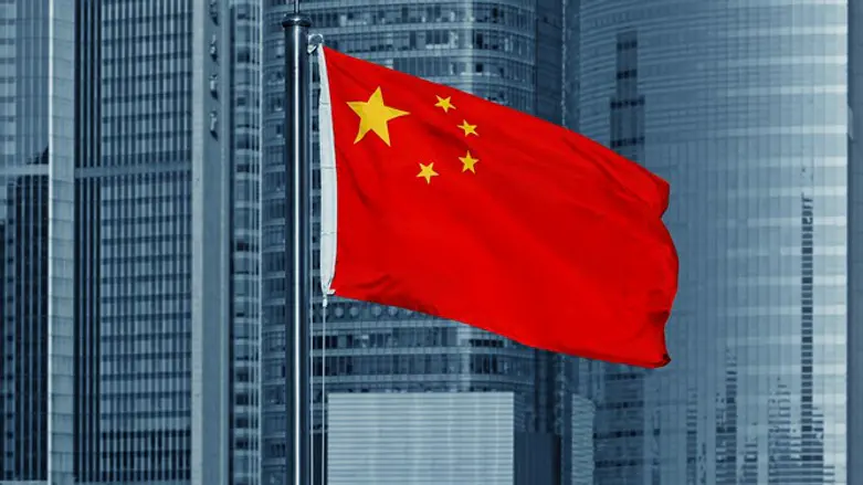 Флаг Китайской народной республики. Иллюстрация