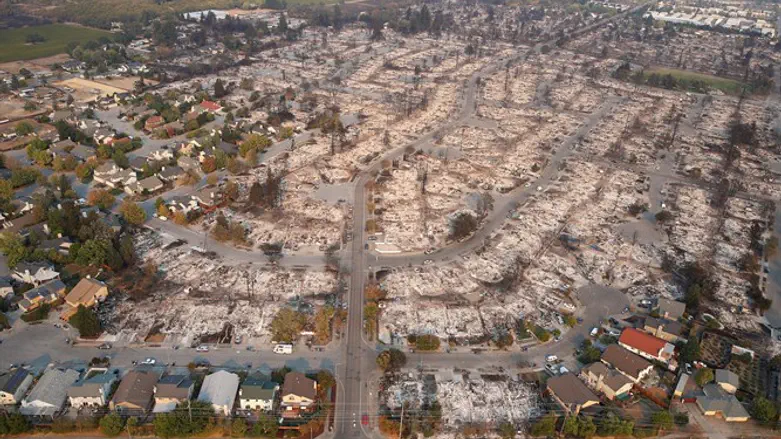 Devastation wrought by fires in Napa County
