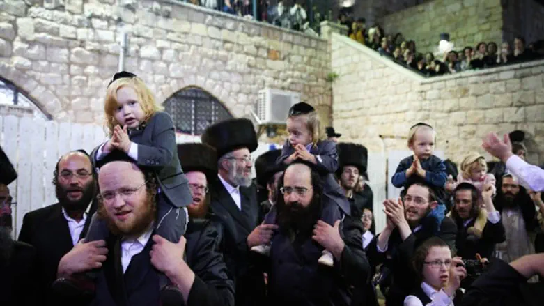 Haredi Jews at Meron
