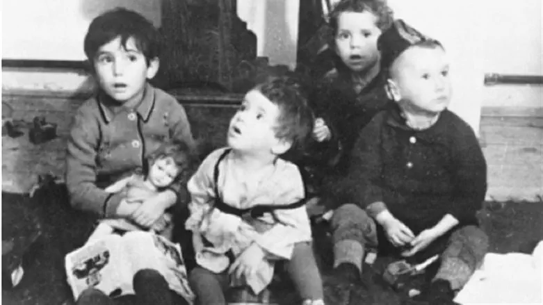 Jewish children victimized by Holocaust