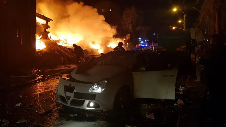 Взрыв в доме в Яффо