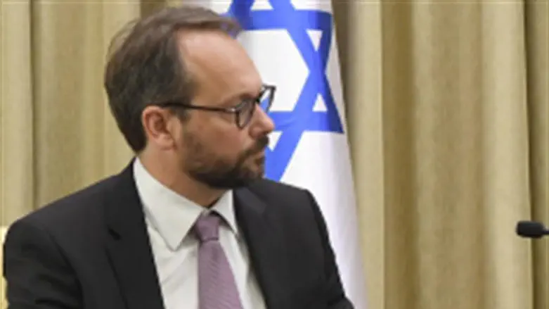 EU ambassador to Israel Emanuele Giaufret