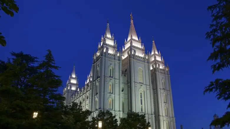 Mormon church in Salt Lake City, Utah