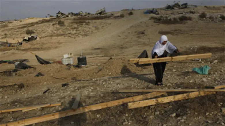 Illegal Bedouin construction