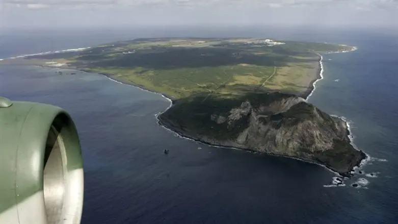 The island of Iwo-Jima