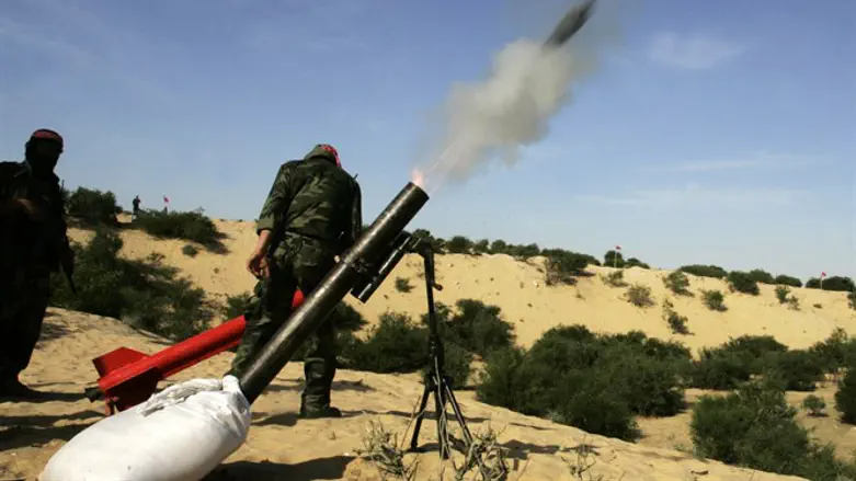 Gaza mortar fire