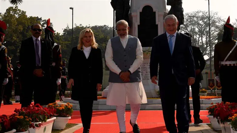 Israeli PM Netanyahu in India