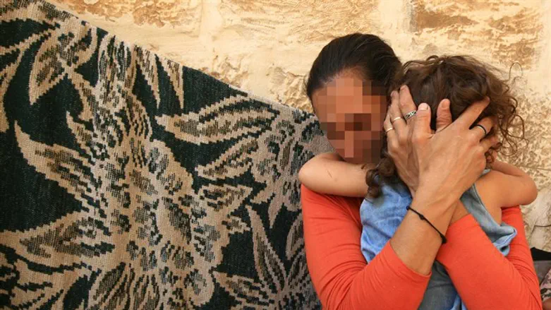 Woman rescued by Yad L'Achim