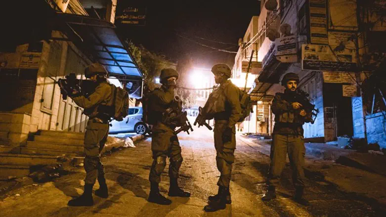 IDF forces in Hevron (illustrative)