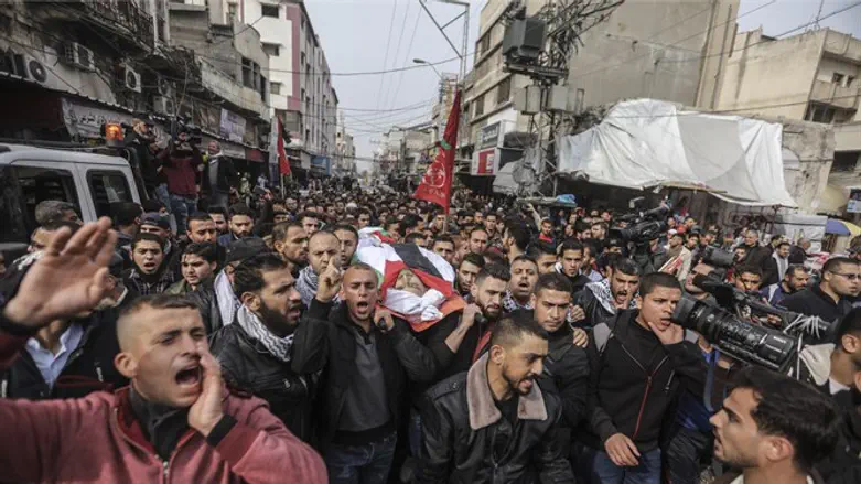 Funerals of Hamas terrorists in Gaza