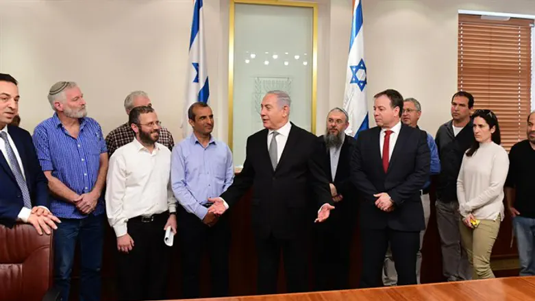Yesha Council heads meet with Netanyahu
