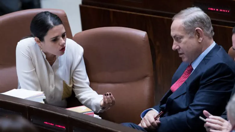 Ayelet Shaked and Binyamin Netanyahu