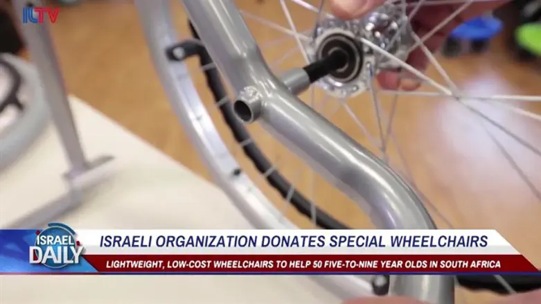 Israeli organization donates special wheelchairs