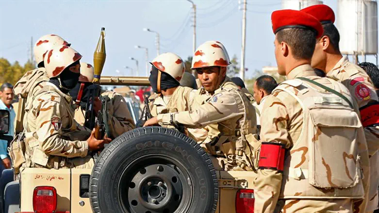 Military forces in North Sinai