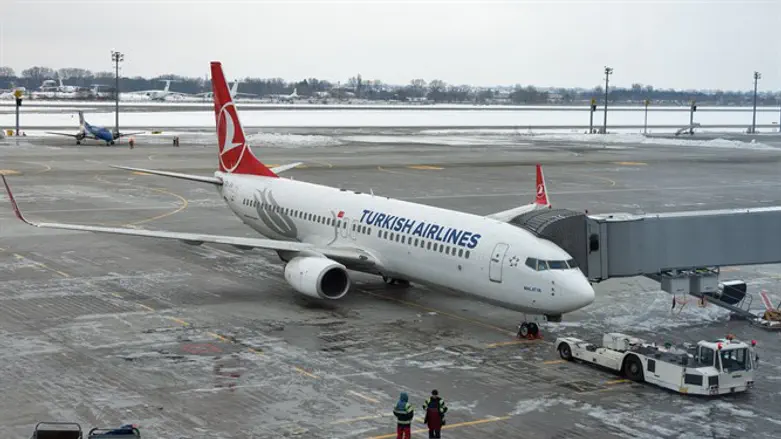 מטוס של חברת טורקיש איירליינס
