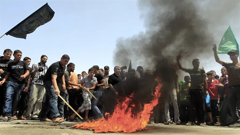 Протестующие из Газы