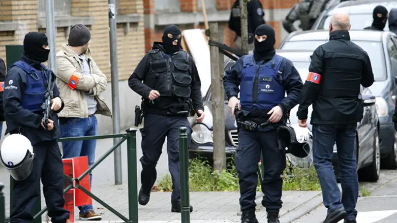 security forces in Brussels
