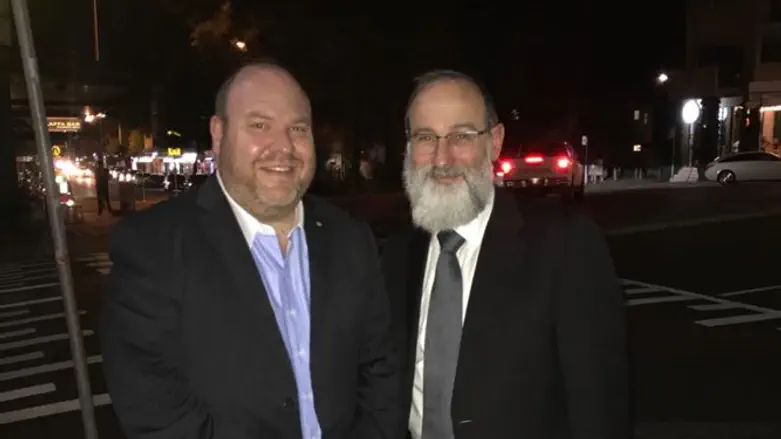 Rabbi Hofstedter and Yair Miller