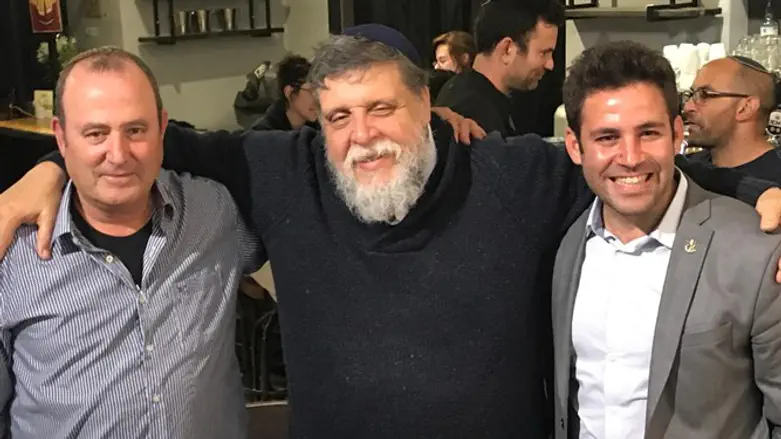 ברקוביץ והרב פוירשטיין אמש ב"גולה" בירושלים