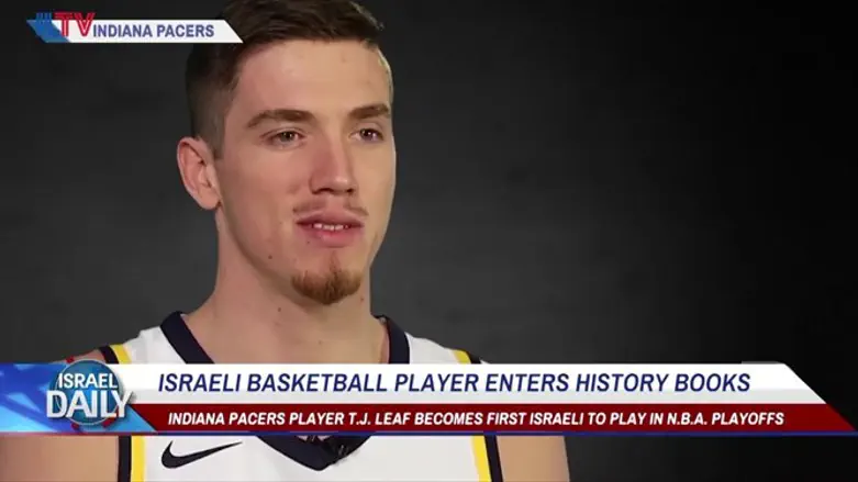 Israeli-born NBA Player T.J. Leaf is