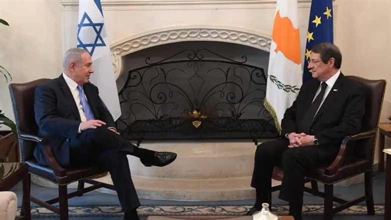 Netanyahu with Cypriot president