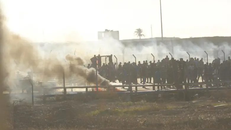 Riots on the Gaza border