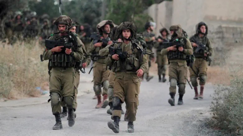 IDF soldiers near Ramallah