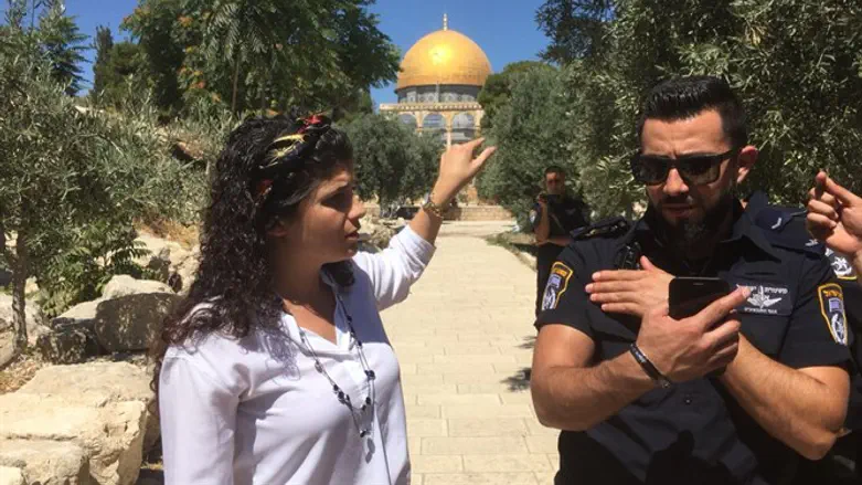 Haskel on Temple Mount