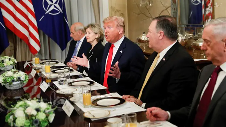 Trump puts it to NATO