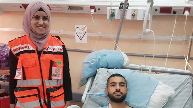 Sanaa meeting Hamzeh again in HaEmek Medical Center on Wednesday