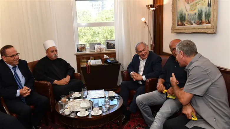 Netanyahu meets Druze leaders