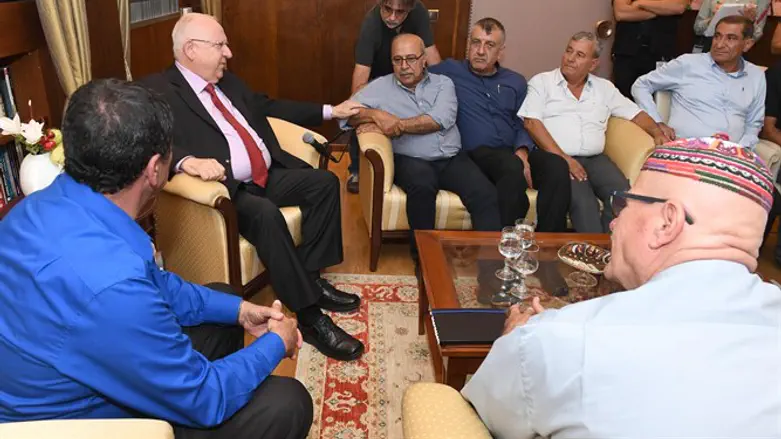 Rivlin meets Druze leaders