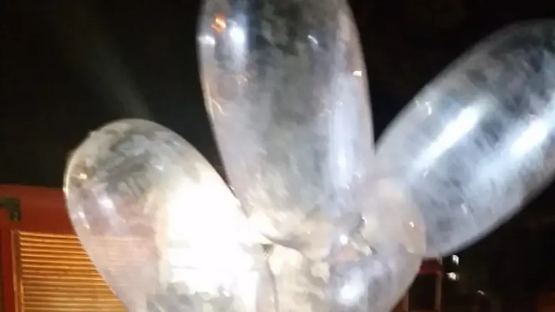Воздушные шары, прилетевшие в Беэр-Шеву