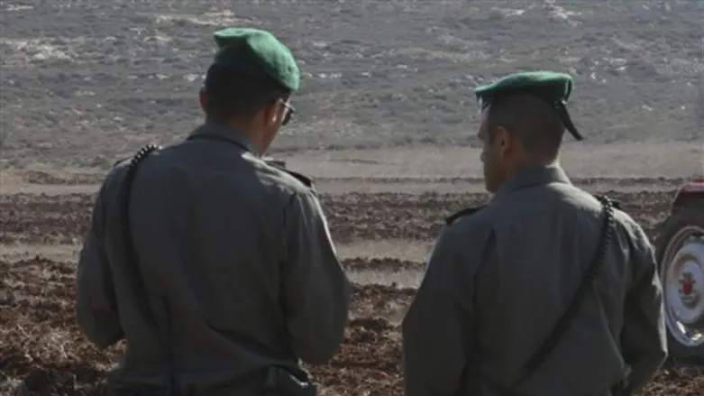 Бойцы пограничной полиции в регионе Ие"Ша