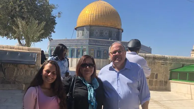 Danny Dayan on the Temple Mount