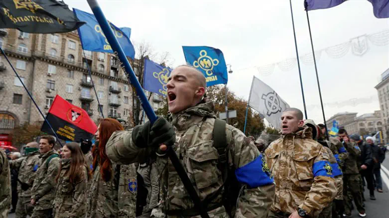 марш украинских националистов (архив)