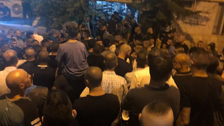 Terrorist's funeral in Umm al-Fahm