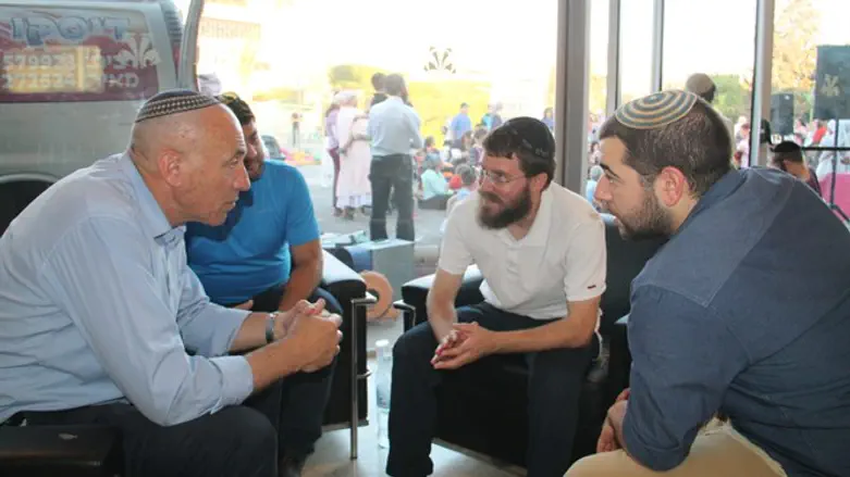 ogev with some of the representatives in Nazareth Illit